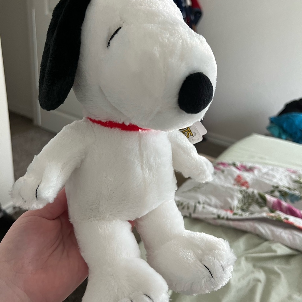 Snoopy Peanuts Plush Toy - White and Black
